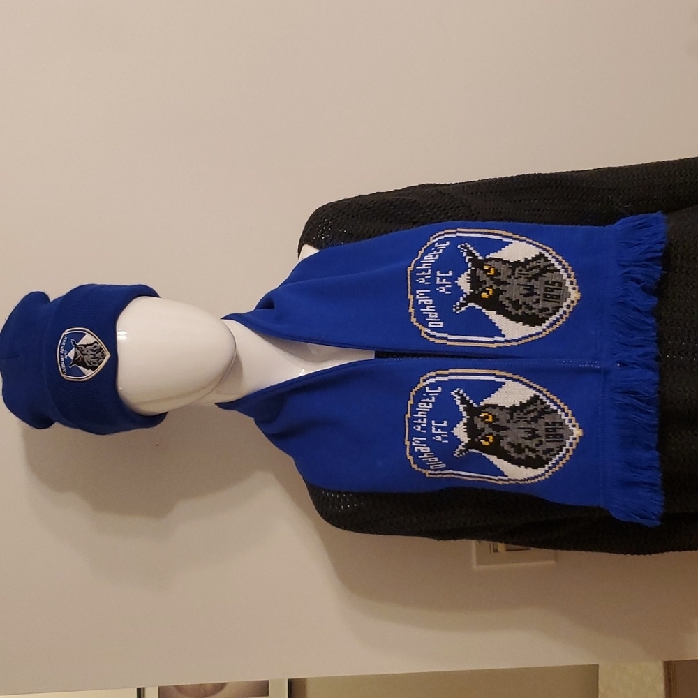 Oldham Athletic AFC Toque and Scarf